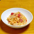 ドルフィンサーモン's cooksnap of when they made トマトとベーコン入りスクランブルエッグ.