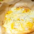 ナナゴン☆'s cooksnap of when they made 我が家のピザ★クアトロフォルマッジ♬.