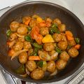 なな0326's cooksnap of when they made 簡単！豚こま団子でヘルシー！揚げない酢豚.