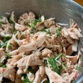 Yukitchenn's cooksnap of when they made 鶏ささみと大葉の梅肉和え〜my常備菜1〜.
