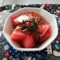 ☆hikonyan☆'s cooksnap of when they made 冷やしトマトの＊海苔かけサラダ＊.