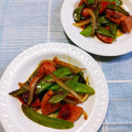 ﾁｲﾁｬﾝﾏﾏ's cooksnap of when they made ✿おさかなバーグと絹さやの白だし炒め✿.