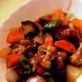 くもん　赤ペン先生's cooksnap of when they made 簡単！豚こまで揚げない酢豚.