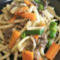 ひぃちゃんひー's cooksnap of when they made コストコプルコギビーフで♡焼きうどん.