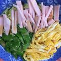 ちゃぎー's cooksnap of when they made 市販のざるラーメンを冷やし中華に.