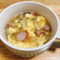 こみくた's cooksnap of when they made あっさり簡単ウインナー玉ねぎ鶏がらスープ.