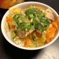しゅうゆうけいはる母's cooksnap of when they made ぱぱっと昼ご飯☆鶏もも肉のねぎ塩だれ丼.