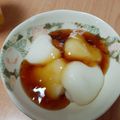 hadomi's cooksnap of when they made レンジで簡単みたらしだんご.