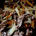 クック18MWHB☆'s cooksnap of when they made 牛切落しのバタポン炒め.