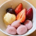 Emally's cooksnap of when they made 翌日も柔らか♪いちご白玉☆ぴんくのお団子.