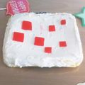 フフフーフ・フーフフ's cooksnap of when they made マインクラフト ケーキ.