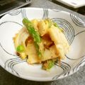 卯月のうさぎ２０１４'s cooksnap of when they made たけのことスナップエンドウの酢みそ和え.
