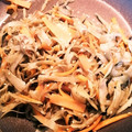 ぺたんこクマ's cooksnap of when they made 簡単！おいしいきんぴらごぼう.