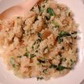 komugiko4's cooksnap of when they made 小松菜と油揚げのチャーハン☆.