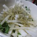ちばたま's cooksnap of when they made ポン酢で☆カリカリじゃこ乗せ大根サラダ♪.