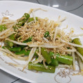 しぃーむ's cooksnap of when they made アスパラともやしのゴマ油炒め.