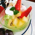 ドラエミ's cooksnap of when they made ミルクプリン&メロンのキラキラゼリー.
