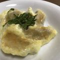 クック4UIO1R☆'s cooksnap of when they made 炊飯器でパリパリ！チーズ羽根つき餃子.