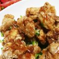 tamama1102's cooksnap of when they made 油淋鶏♫ 揚げない( ˘ω˘ ).