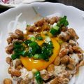 ちぃちゃん31513's cooksnap of when they made 新玉ねぎで作る「たまたま納豆」材料3つ.
