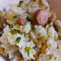 honey19's cooksnap of when they made 電子レンジで簡単！ウインナーの和風ピラフ.