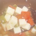 ニコリンゴ☆'s cooksnap of when they made オクラとトマトと豆腐のスープ.