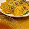 jonco's cooksnap of when they made にらの基本のチヂム（別名ジョン・チヂミ）.
