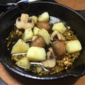 junoka☆'s cooksnap of when they made マッシュルームとじゃがいものアヒージョ.