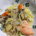 れっか's cooksnap of when they made フライパンで鮭のちゃんちゃん焼き♪.
