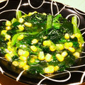 bonbonnier's cooksnap of when they made ∮とろりん♥小松菜とコーンの中華炒め∮.
