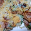 はぁぴょん's cooksnap of when they made パリパリ＆モチモチ〜☆簡単にらチヂミ☆.