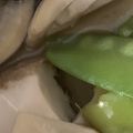 アトムガール's cooksnap of when they made ダシが効いた！絹さやと厚揚げの煮物.