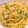 クックLFH8T9☆'s cooksnap of when they made シーフードとアボカドのクリーミーパスタ.