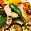 菜つ実☆ミ's cooksnap of when they made ☆夏野菜と豚肉のコンソメチーズ炒め☆.