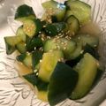 料理ニガテ系女子☆'s cooksnap of when they made ラーメン屋さんの味！ごまきゅうり.