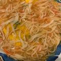 mugiyoshi's cooksnap of when they made フワフワ〜ニラ玉☆カニカマあんかけ.