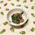 蕎麦の華's cooksnap of when they made ほうれん草の梅かつお納豆和え.
