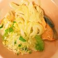 柿メモ's cooksnap of when they made 超簡単！鮭の生クリーム煮.