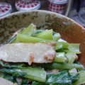 プチちゃん's cooksnap of when they made 小松菜とさつま揚げの梅マヨ和え.