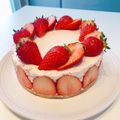 クックGYNQQV☆'s cooksnap of when they made ピンクな♡苺レアチーズケーキ.
