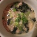 inLondon's cooksnap of when they made チキンとワカメのスープ.