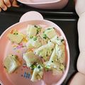 jiin's cooksnap of when they made 離乳食後期〜完了期☆しらすチーズトースト.