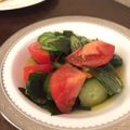 みそじーさん's cooksnap of when they made 簡単♪トマト、きゅうり、わかめの酢の物.