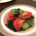 みそじーさん's cooksnap of when they made 簡単♪トマト、きゅうり、わかめの酢の物.