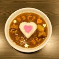 りこまこせいやのパパ's cooksnap of when they made 愛情たっぷりハートごはんのカレー.