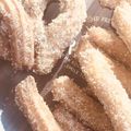 Siloe＊'s cooksnap of when they made 卵・牛乳・バターなし！お手軽チュロス☆.