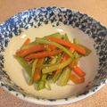 JackFruits's cooksnap of when they made セロリと人参のきんぴら.