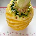 ☆あいちゃん's cooksnap of when they made パイナップルの簡単な切り方☆.