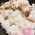 眠る君's cooksnap of when they made 簡単激うま！ベーコンときのこの炊込みご飯.