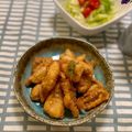サヤスカマカン's cooksnap of when they made ふもと赤鶏の鶏皮甘辛揚げ。.